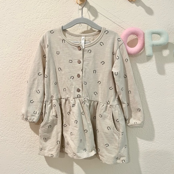 Rylee & Cru 🧲 Button Up Jersey Dress, Horseshoes - Picture 2 of 4